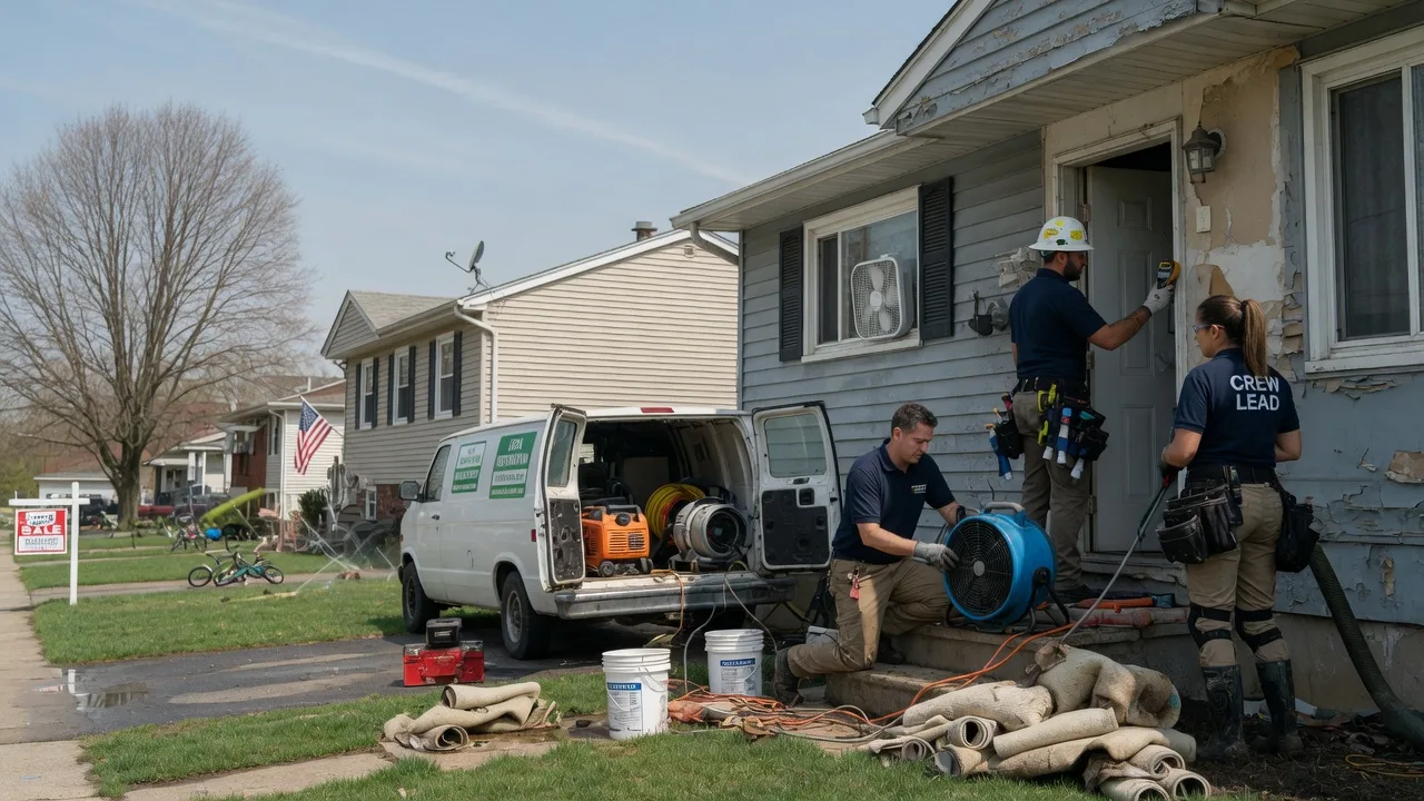 Flood Cleanup in Whippany, NJ near me